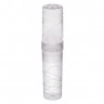 Пенал-тубус пластиковый (СТАММ) Cristal прозрачный бесцветный арт ПН55