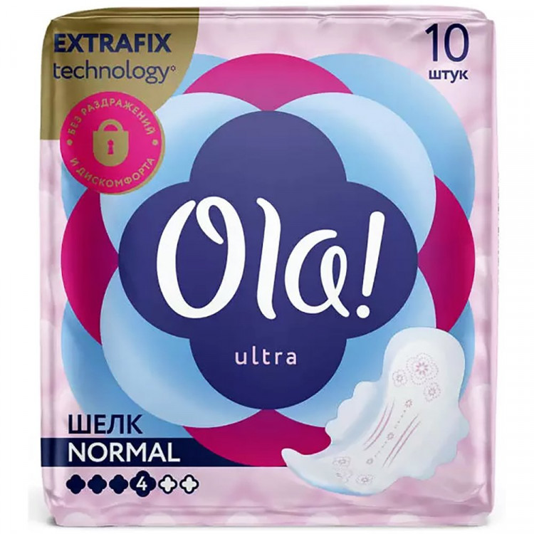 г/пакет Ola! Silk Sense Ultra Normal Шелковистая поверхность 10шт (Ст.24)
