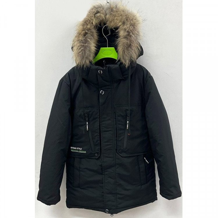 Куртка зимняя для мальчика (Imydaq Style) арт.scs-2301-3 цвет черный