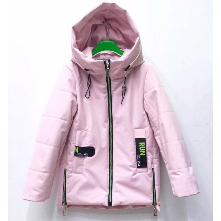 Куртка осенняя для девочки (JSL) арт.dux-603-3 размерный ряд 30/122-36/146 цвет розовый