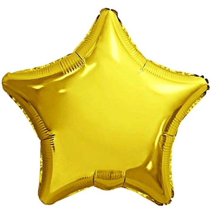Шар фольгированный 46см Фигура "Звезда" арт.1204-0623