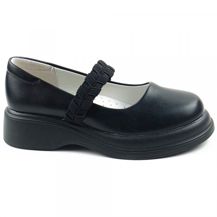 Туфли для девочки (B&G) черные верх-искусственная кожа подкладка- искусственная кожа артикул m-bg-8782-1A