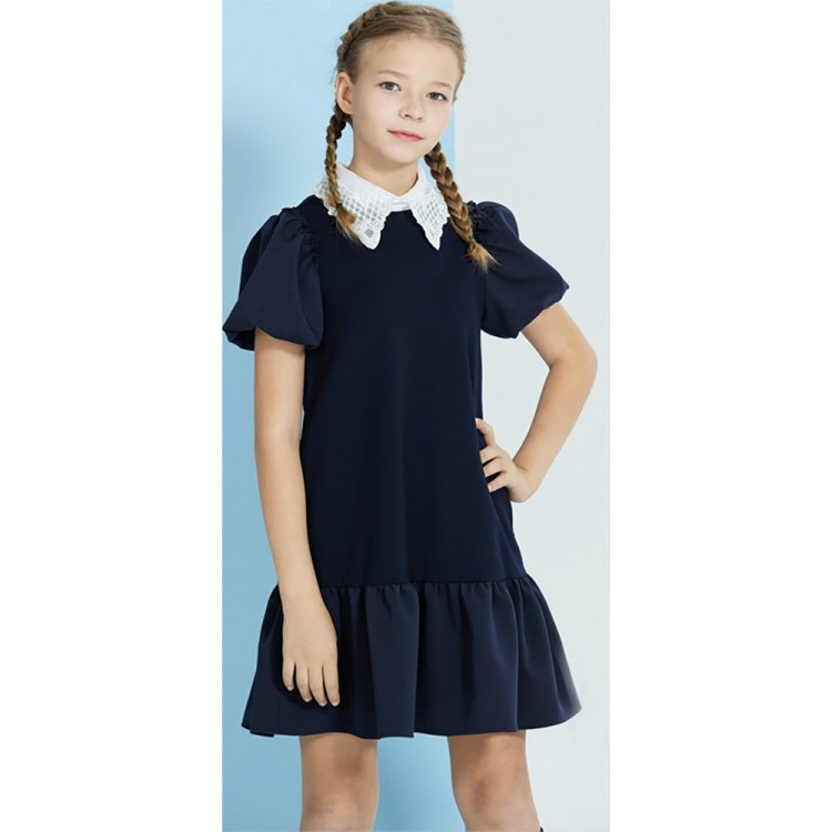 Платье для девочки (Делорас) арт.Q63685 размер 34/134-44/164 цвет синий