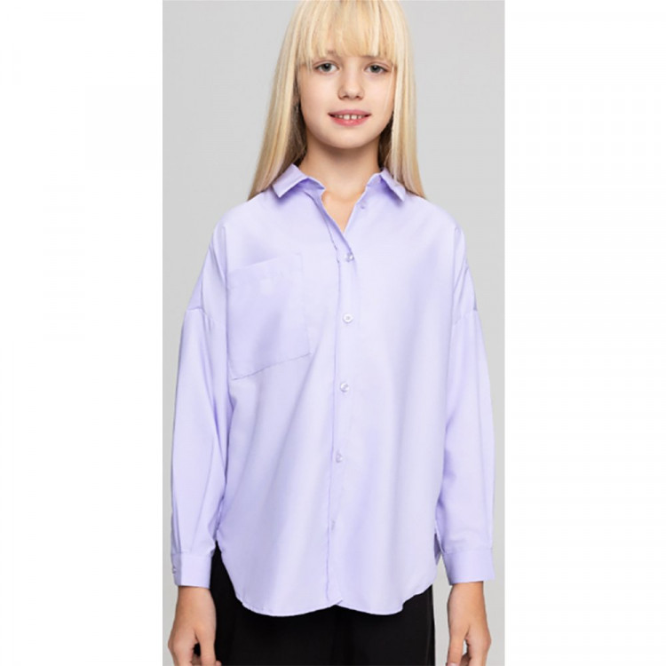 Блузка для девочки (BROSTEM) длинный рукав цвет сирень арт.3LBD3+4 размерный ряд 30/122-44/164