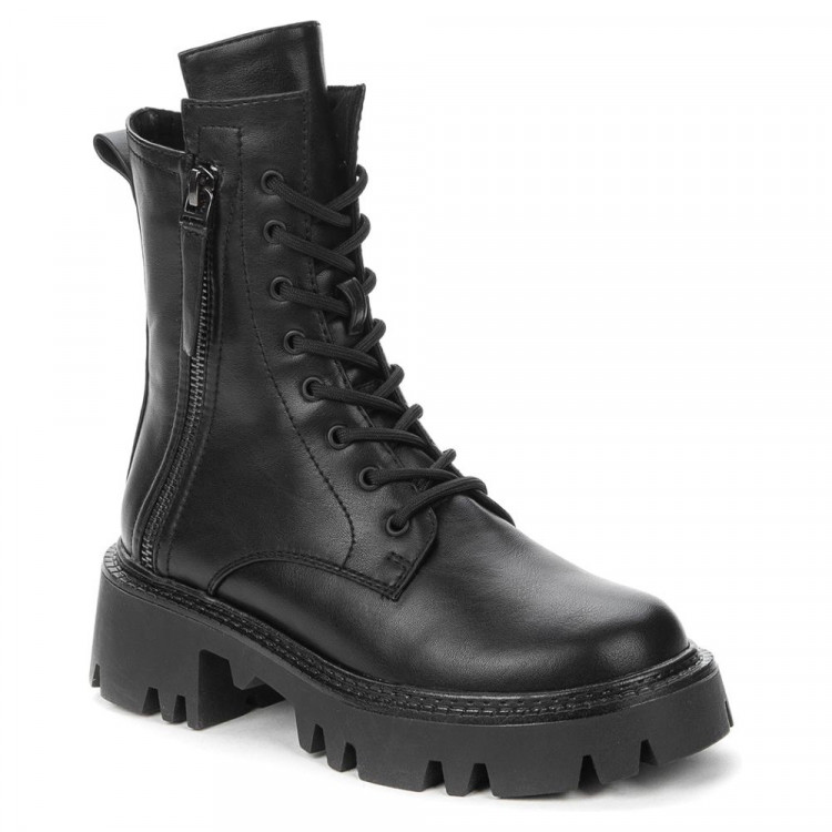 Ботинки для девочки (BETSY) черный верх-искусственная кожа подкладка - байка артикул 938333/07-01