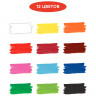 Акварельные краски 12 цветов (Гамма) Мультики пластиковая коробка без кисти арт 211046_12