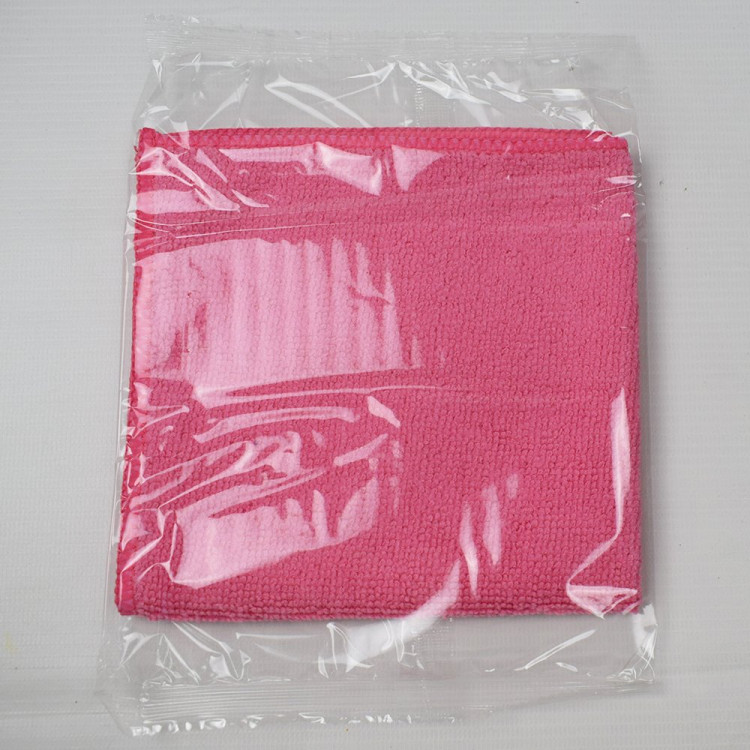 Салфетка универсальная микрофибра 30*30 250г/м2 1шт/уп розовая арт.55-9381