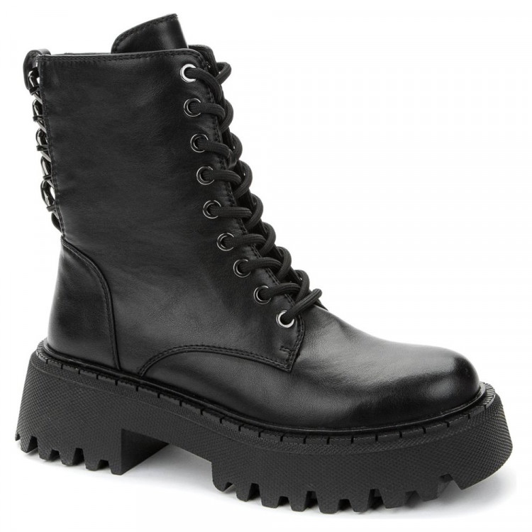 Ботинки для девочки (BETSY) черный верх-искусственная кожа подкладка - байка артикул 938046/06-01