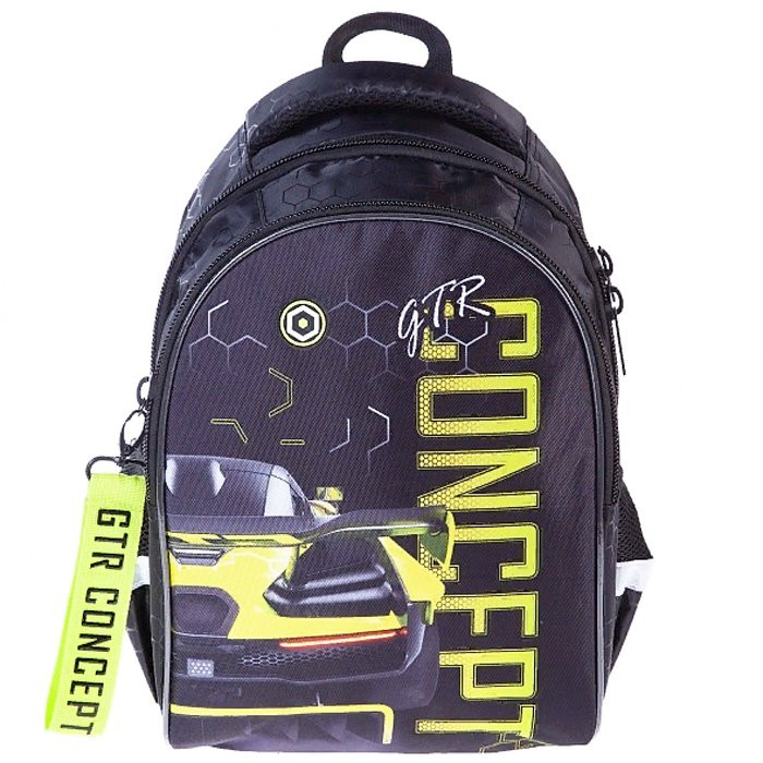 Рюкзак для мальчиков школьный (Hatber) PRIMARY SCHOOL Concept car 38,5Х26Х17см арт.NRk_74062