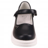 Туфли для девочки (TOM.MIKI) черные верх-искусственная кожа подкладка-натуральная кожа размерный ряд 33-38 артT-10695-D