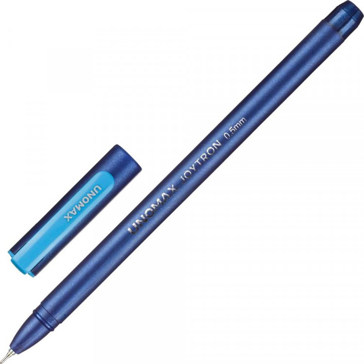 Ручка шариковый непрозрачный корпус (Unomax) Joytron синий, 0,5мм, игла, масло арт.1680855 (Ст.)