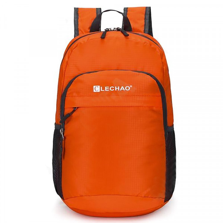 Рюкзак для девочек (LECHAO) оранжевый арт.CC022_661-2 43х26х15см