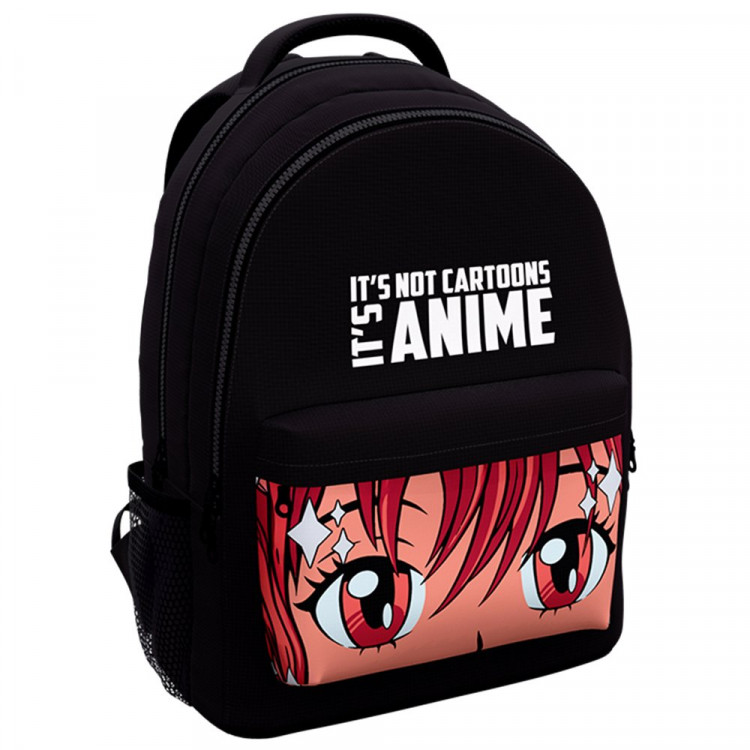Рюкзак для девочек (ErichKrause) EasyLine It`s Anime черный 44x23x33 см арт.60309