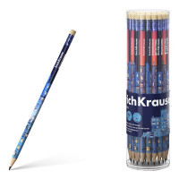 Карандаш чернографитный ErichKrause с ластиком Windows HB трехгранный корпус арт.62777 (Ст.42)