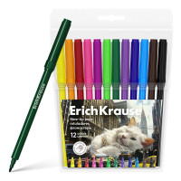 Фломастеры (ErichKrause) Big City Cats 12цветов арт.62990