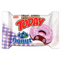 Пончик (Donut) Today 40гр черничный крем (Ст.24)