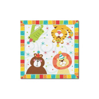 Салфетки "Веселый зоопарк" 20шт/наб. 33см*33см арт.6046057