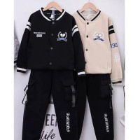 Костюм спортивный для мальчика (Золотое детство) арт.m-eha-158-1 размер 30/122-38/146 трикотажный цвет черный