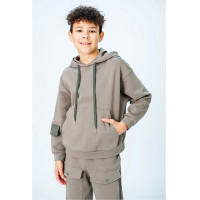 Худи для мальчика (DELORAS) артикул 55385 размер 34/134-44/164 цвет светло-хаки