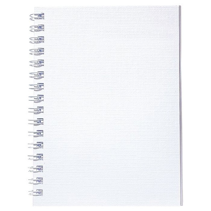 Записная книжка А6 мягкая обложка на гребне 80 листов (Hatber) METALLIC Белая арт 80ЗК6бвВ1гр