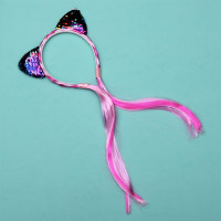 Ободок "Радужная кошка" арт.772-089