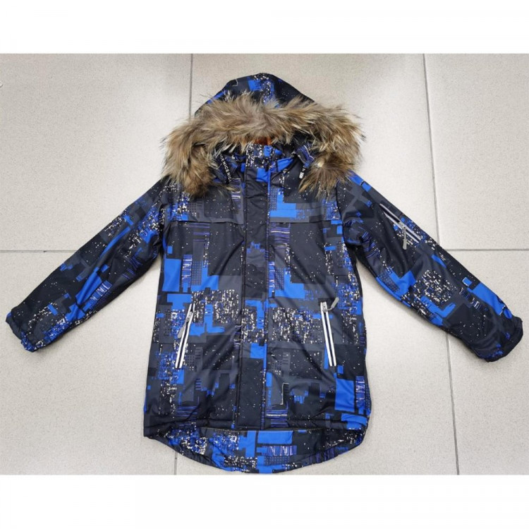Куртка зимняя для мальчика (ZI TONG) арт.sdh-KF8517-1 цвет синий