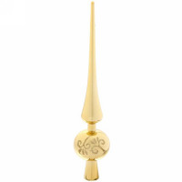 Наконечник 27см "Верхушка.Золотой иней" золото арт.201-0742