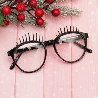 Очки карнавальные "Реснички" 13,6см арт.774-275