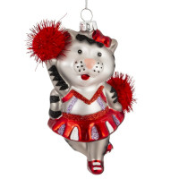 Фигурка на ёлку стекло (серия Коллекция) 13см "Кошечка" арт.824770