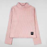 Водолазка для девочки арт.Viollen 36503 размер 32/128-48/176 цвет пыльно-розовый