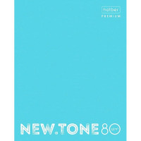 Тетрадь А5 клетка 80 листов скоба (Hatber) NEWtone Pastel Пион арт 80Т5лA1_05025