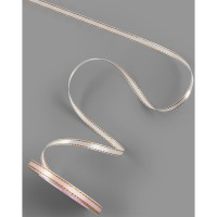 Лента подароч. атласная 0,6см*23м цв.лиловый с золотом арт.10746924