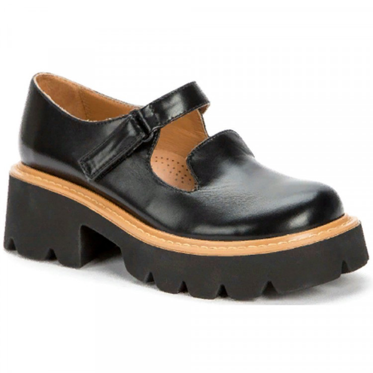 Туфли для девочки (BETSY) черные верх-искусственная кожа подкладка-текстиль размерный ряд 34-36 арт.928328/03-01