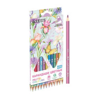 Карандаши цветные (deVENTE) Trio Mega Soft Pastel трехгранные 12 цветов 4М арт.5022020