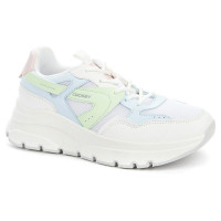 Кроссовки для девочки (CROSBY) бел/голуб верх-сетка/искусственная кожа подкладка-текстиль  арт.437118/05-01