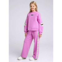 Брюки для девочки артикул CLE 846443/71у размер 32/128-38/146 цвет темно-розовый