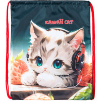 Сумка для сменной обуви 1 отделение (Attomex)  Kawaii Cat 350x430 см арт.7040570
