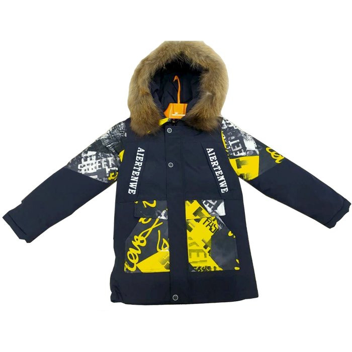 Куртка зимняя для мальчика (MULTIBREND) арт.kub-7740-5 цвет синий