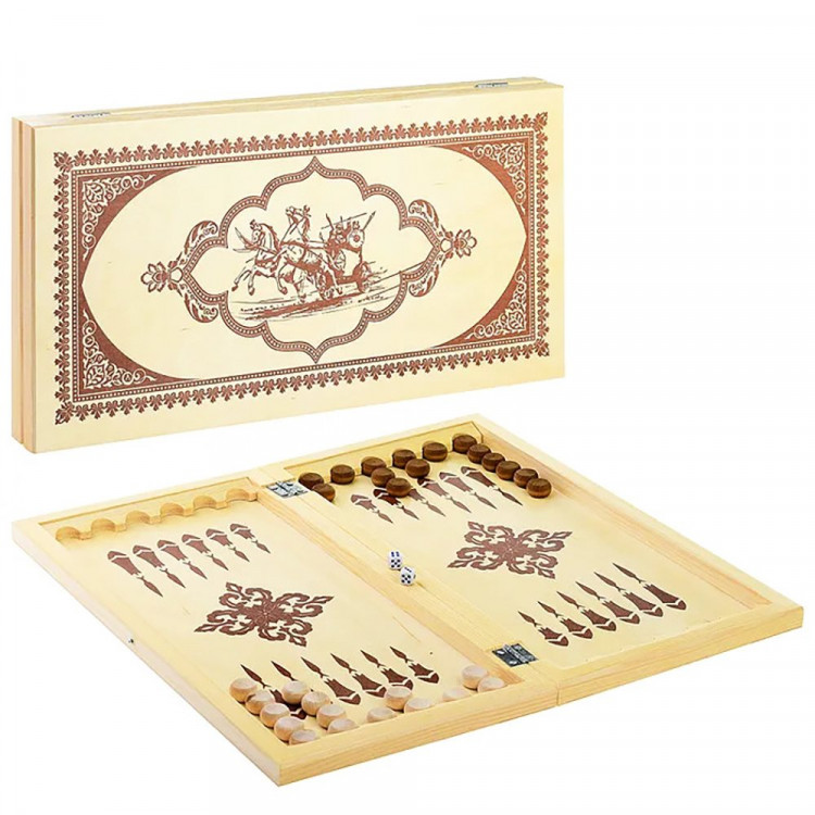 Игра настольная Нарды (ДК) деревянные 40х40см арт 02842