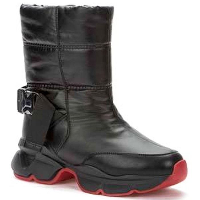 Ботинки для девочки (BETSY) черные верх-искусственная кожа подкладка - шерсть артикул 918323/04-01