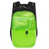 Рюкзак для мальчиков (Grizzly) арт.RU-438-3/1 черный-салатовый 31х42х22 см