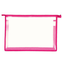 Папка школьная для тетрадей А4 на молнии (Оникс) Розовый арт ПТ-850