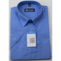 Сорочка детская короткий рукав размерный ряд 29/116-122-36/158-164  цвет синий Brostem арт.203ds