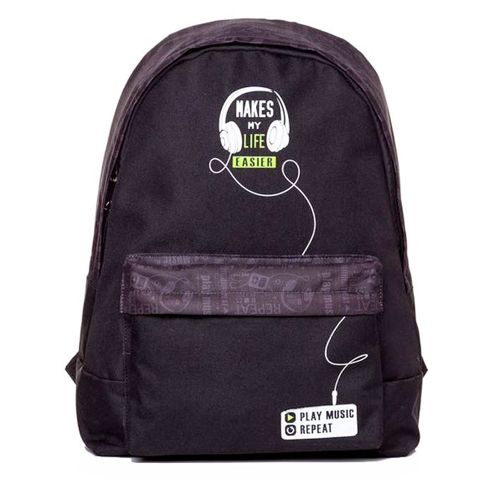 Рюкзак для мальчиков (Hatber) BASIC Music 30х41х13см арт NRk_52095