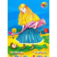 Цветной картон А3 6 листов 6 цветов мелованный двухсторонний (ЛИЛИЯ ХОЛДИНГ) Страна чудес 210г/м арт НК-1066