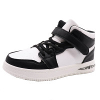 Кеды для мальчика (Бриллиант) черные верх-искусственная кожа подкладка - текстиль артикул ufs-1-4