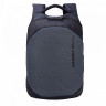 Рюкзак для мальчика (Grizzly) арт.RQ-920-2 черный-серый 32х43х16 см