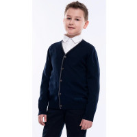 Кардиган для мальчика (CLE) арт.903819х размер 32/128-42/158 цвет темно-синий