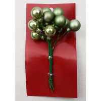 Украшение декоративное "Шарики" 12шт/пучок  15см арт.753346