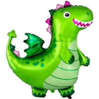 Шар фольгированный 92см Фигура "Дракон зеленый" арт.2311884